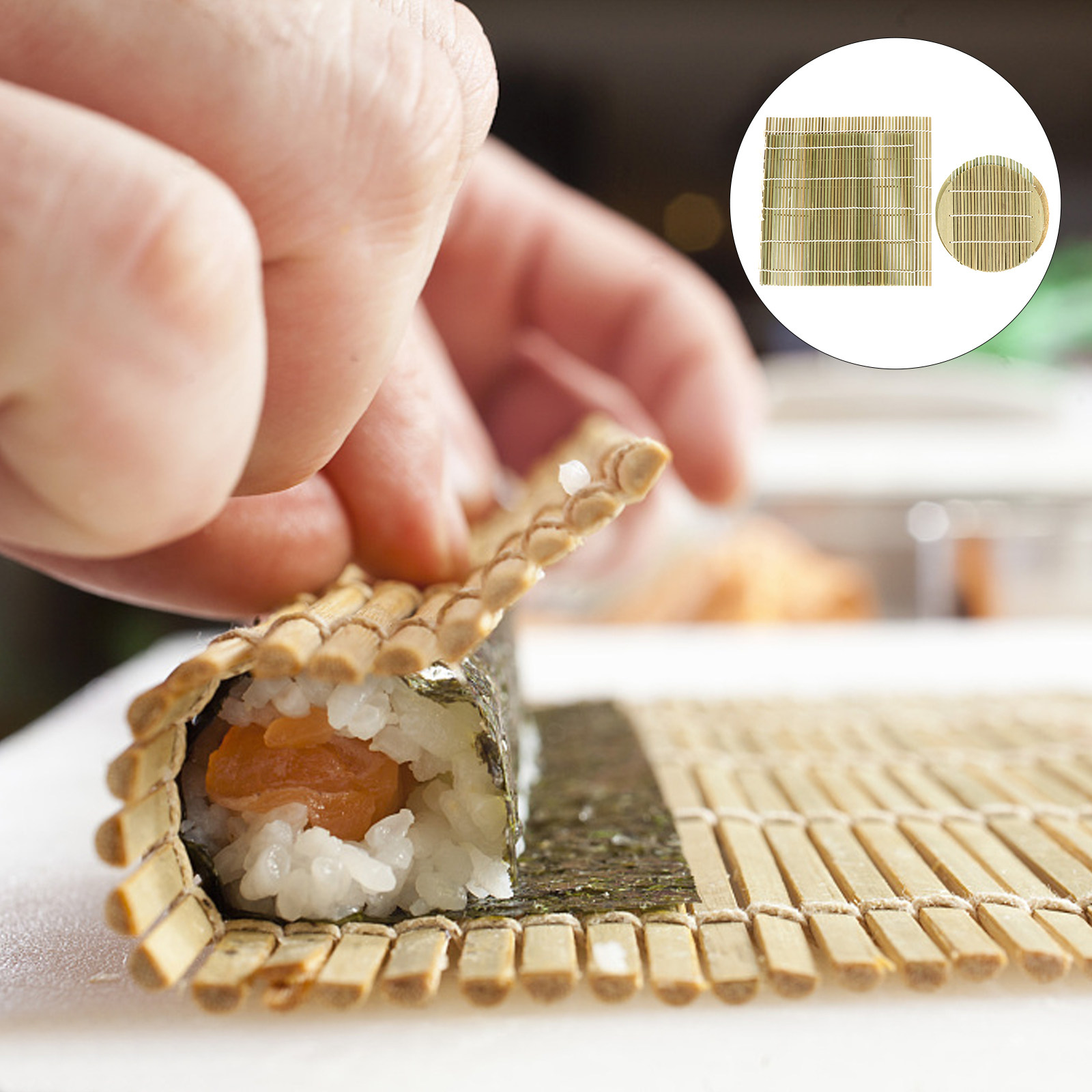 Sushi Mat Bamboo - 4 шт. бамбуковых ковриков для приготовления