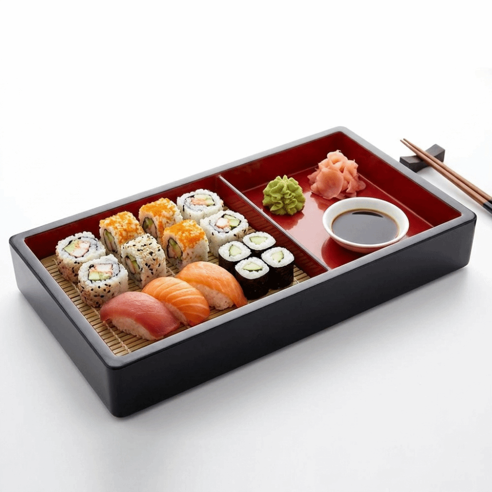 Sushi Mat Bamboo - Многофункциональная тарелка для холодной лапши с