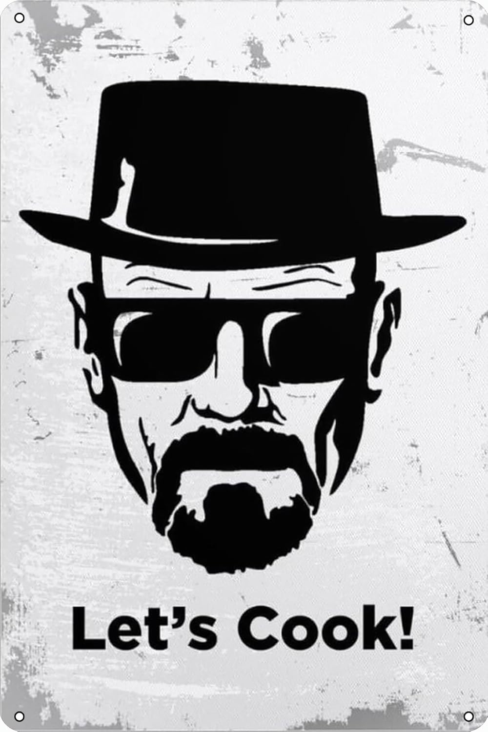 Home Cooking Show - Винтажный металлический плакат Heisenberg Lets Cook