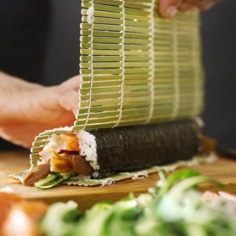 DIY бамбуковая сушиница, ролик – обзор и цена Sushi Mat Bamboo