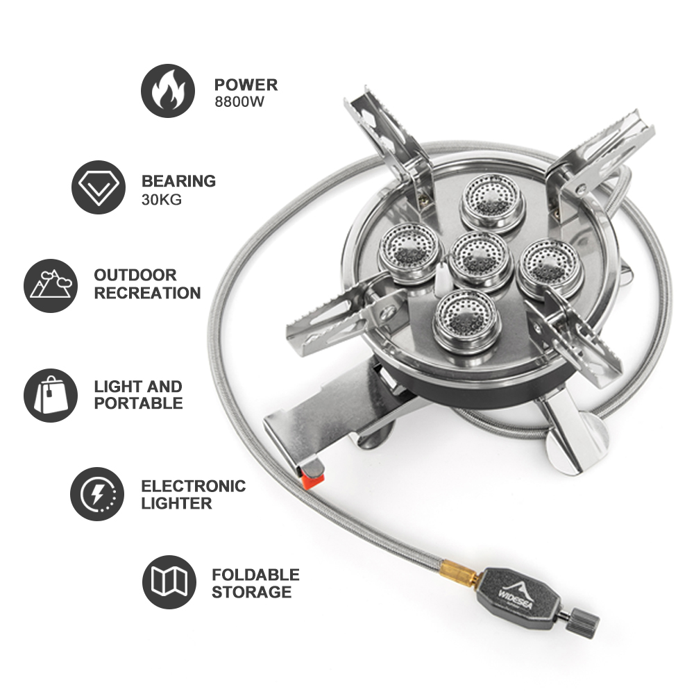 Widesea Кемпинг 5в1 Газовая пл – обзор и цена Home Cooking Gas Stove