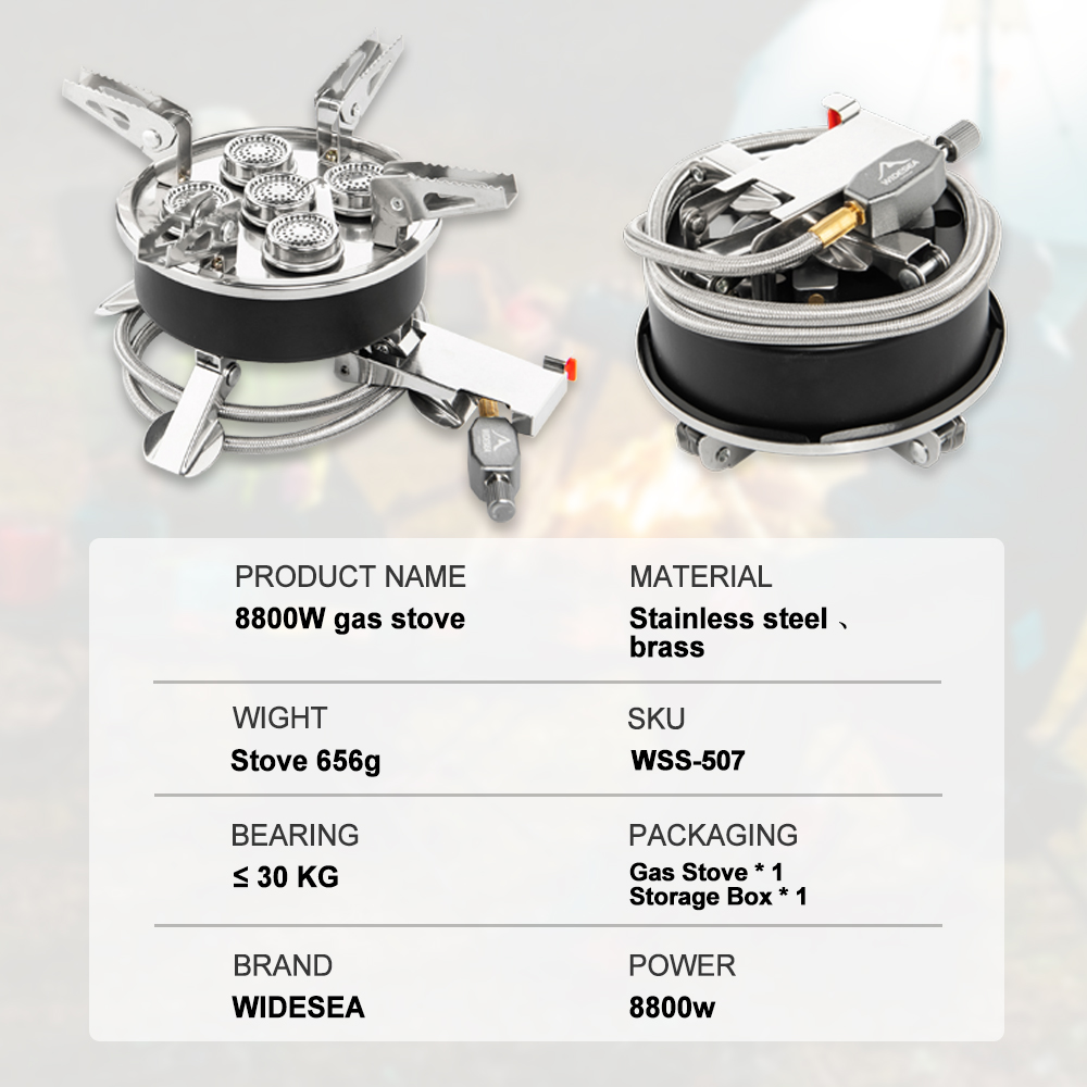Widesea Кемпинг 5в1 Газовая пл – обзор и цена Home Cooking Gas Stove