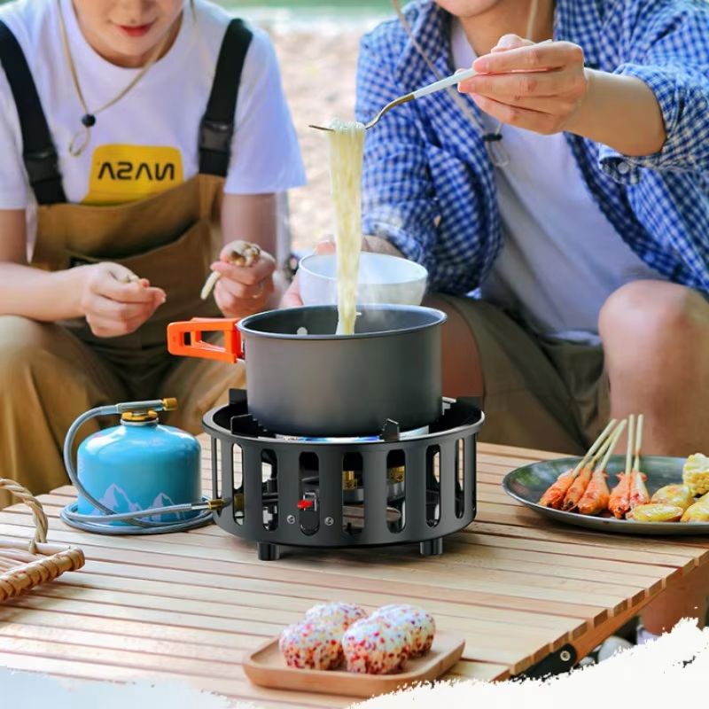 Мощная 7-конфорочная портативн – обзор и цена Home Cooking Gas Stove