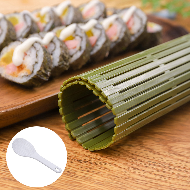 Большой зеленый пластиковый ин – обзор и цена Sushi Mat Bamboo